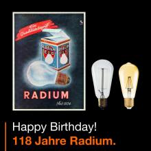 Radium Geburtstag 118