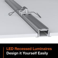 LED recessed luminaire Radium