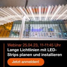 Webinar Lange Lichtlinien mit LED Strips