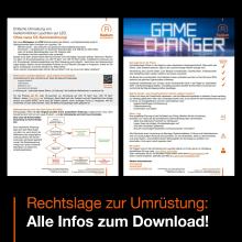 Rechtssicherheit bei Leuchtenumrüstung auf LED