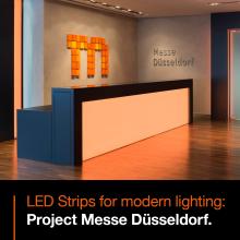 Project Messe Düsseldorf with LED Strips