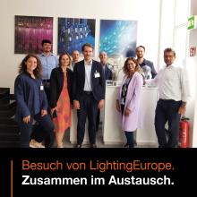 Besuch von LightingEurope.