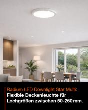 Radium LED Downlight Star Multi