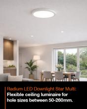 Radium LED Downlight Star Multi