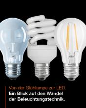 Von der Glühlampe zur LED