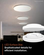 LED Surface Star Installation